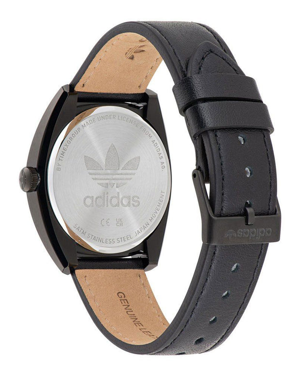 Black Leather Watch