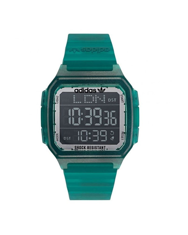 Green Resin Digital Watch