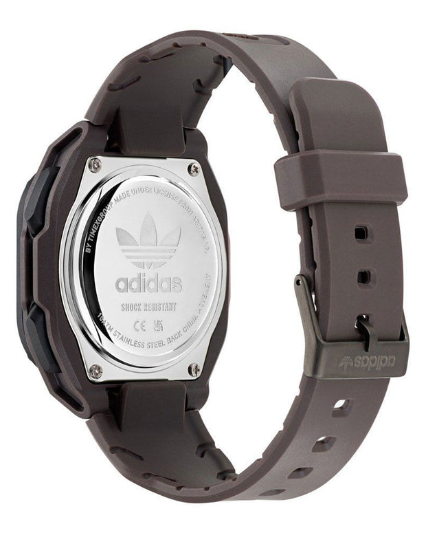 Brown Silicone Watch