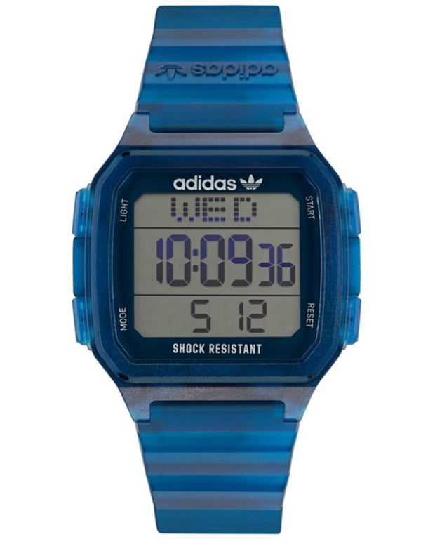 Blue Resin Digital Watch