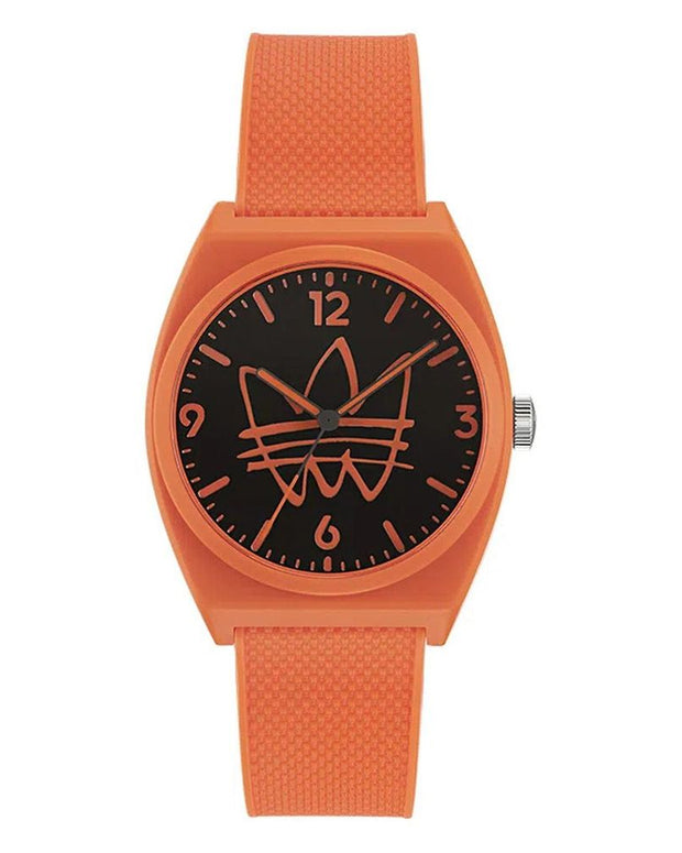 Orange Synthetic Sport Watch