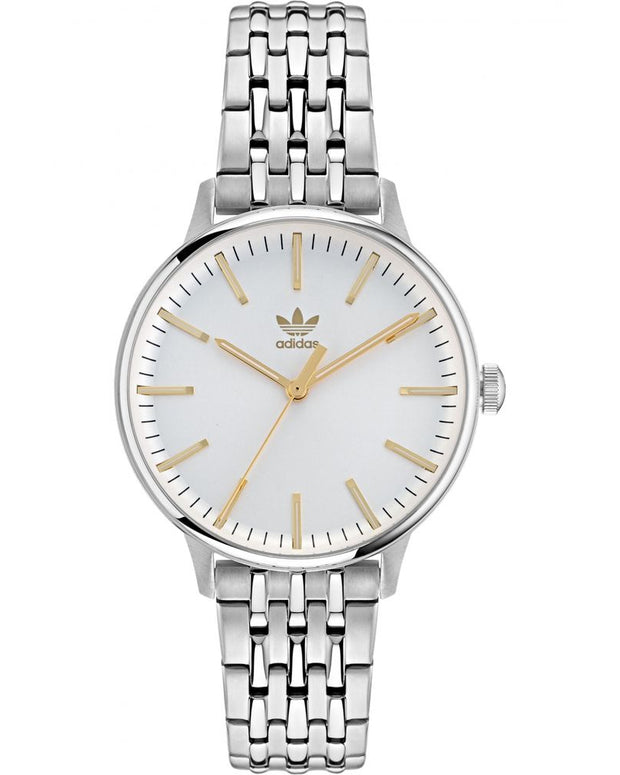 Gray Stainless Steel Dress Watch