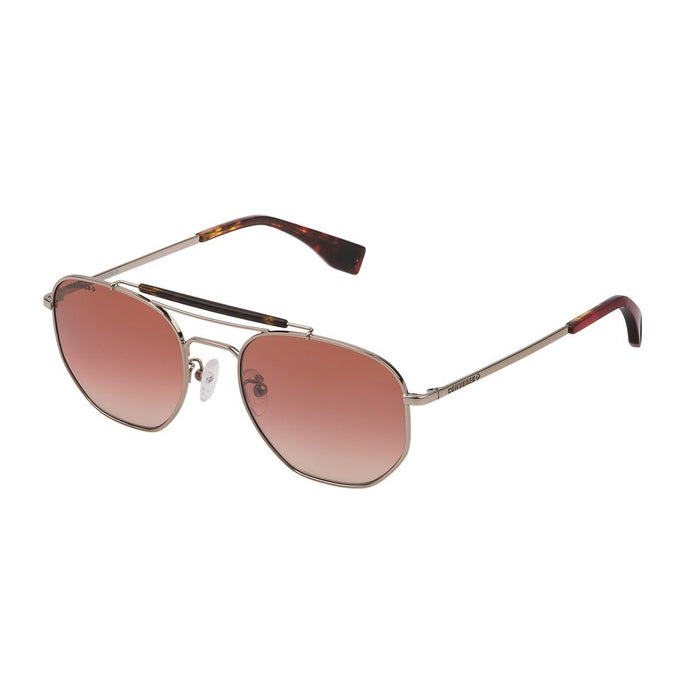 Brown Metal Sunglasses