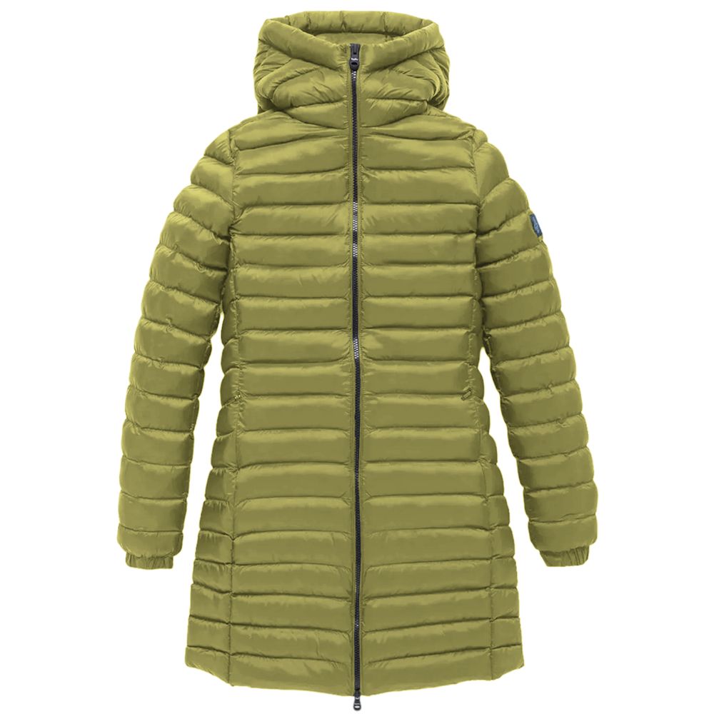 Green Nylon Jackets & Coat