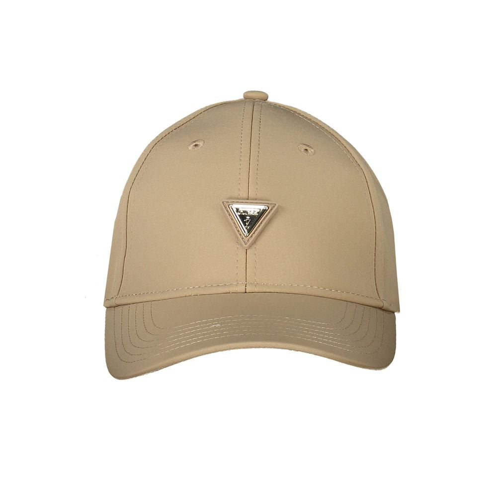 Beige Polyamide Women Hat