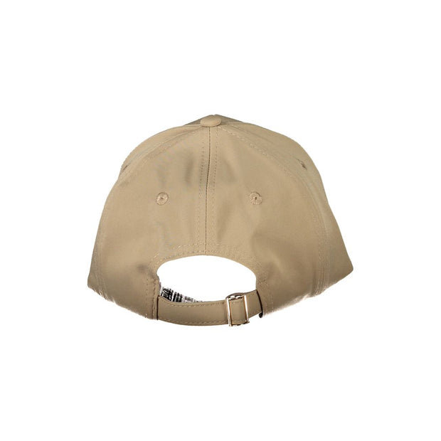 Beige Polyamide Women Hat