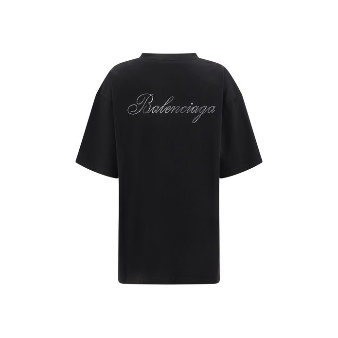 Logo rhinestones T-shirt