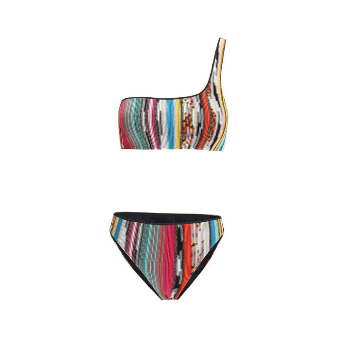 Lamé striped Bikini