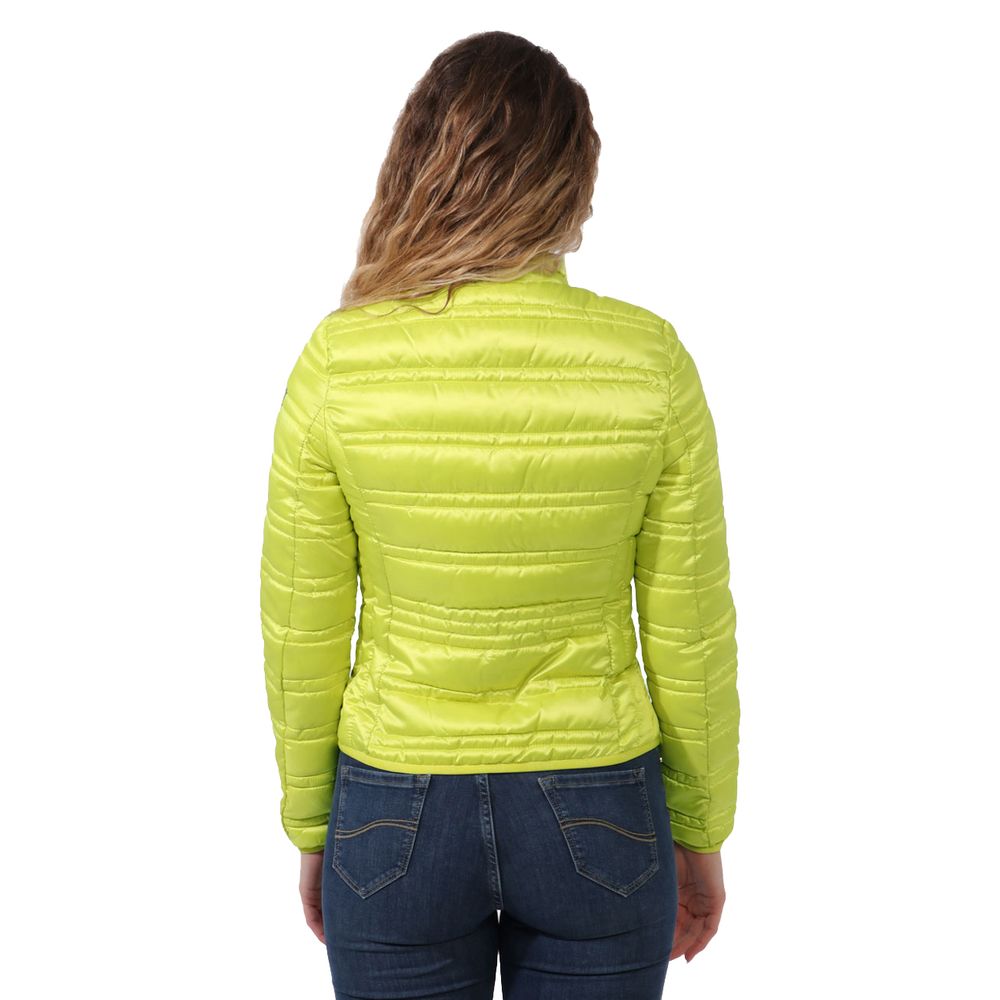 Green Polyester Women's Jacket