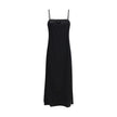 Long silk slip Dress