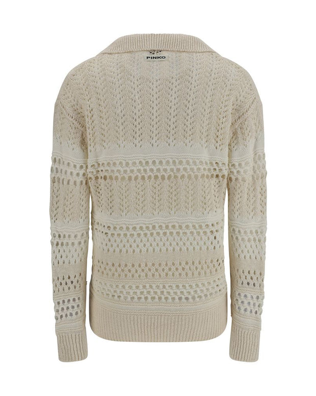 Perforated design Sweater