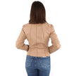 Beige Polyethylene Jackets & Coat