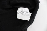 Black Sleeveless Crewneck Vest Pullover