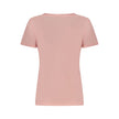 Pink Lycra Women T-Shirt