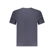 Blue Cotton Men T-Shirt