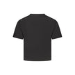 Black Cotton Women T-Shirt