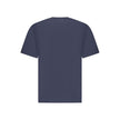 Blue Cotton Men T-Shirt