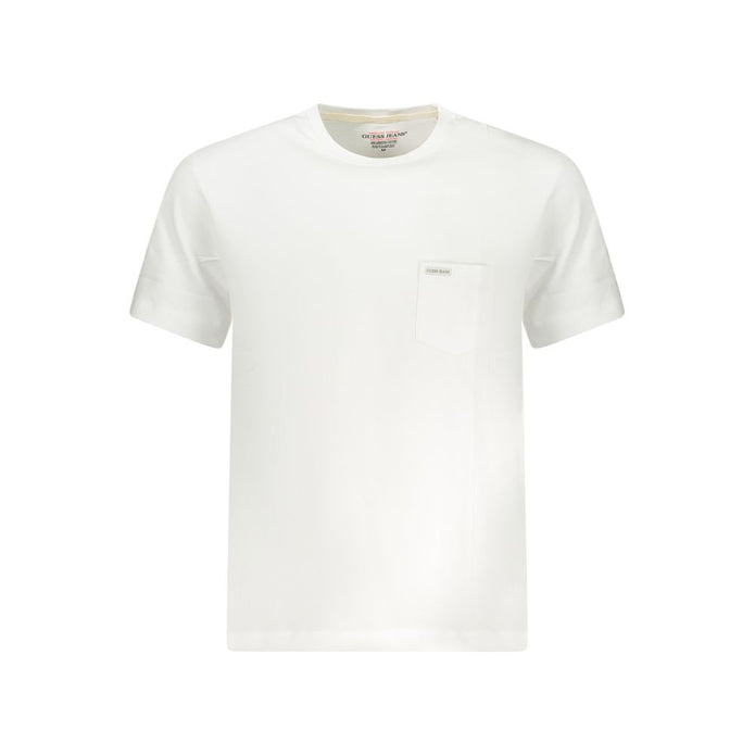 White Cotton Men T-Shirt