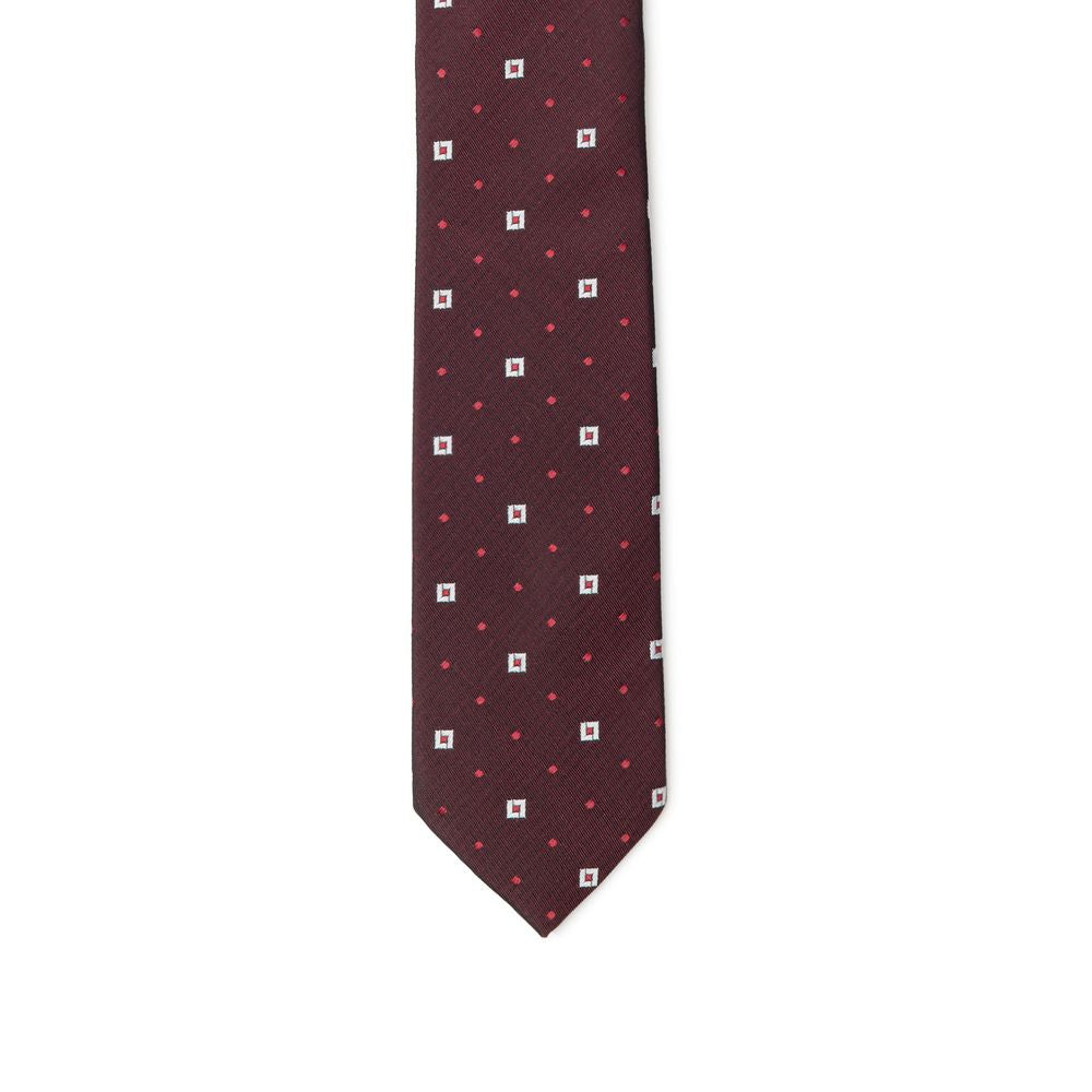 Bordeaux Silk Ties & Bowty