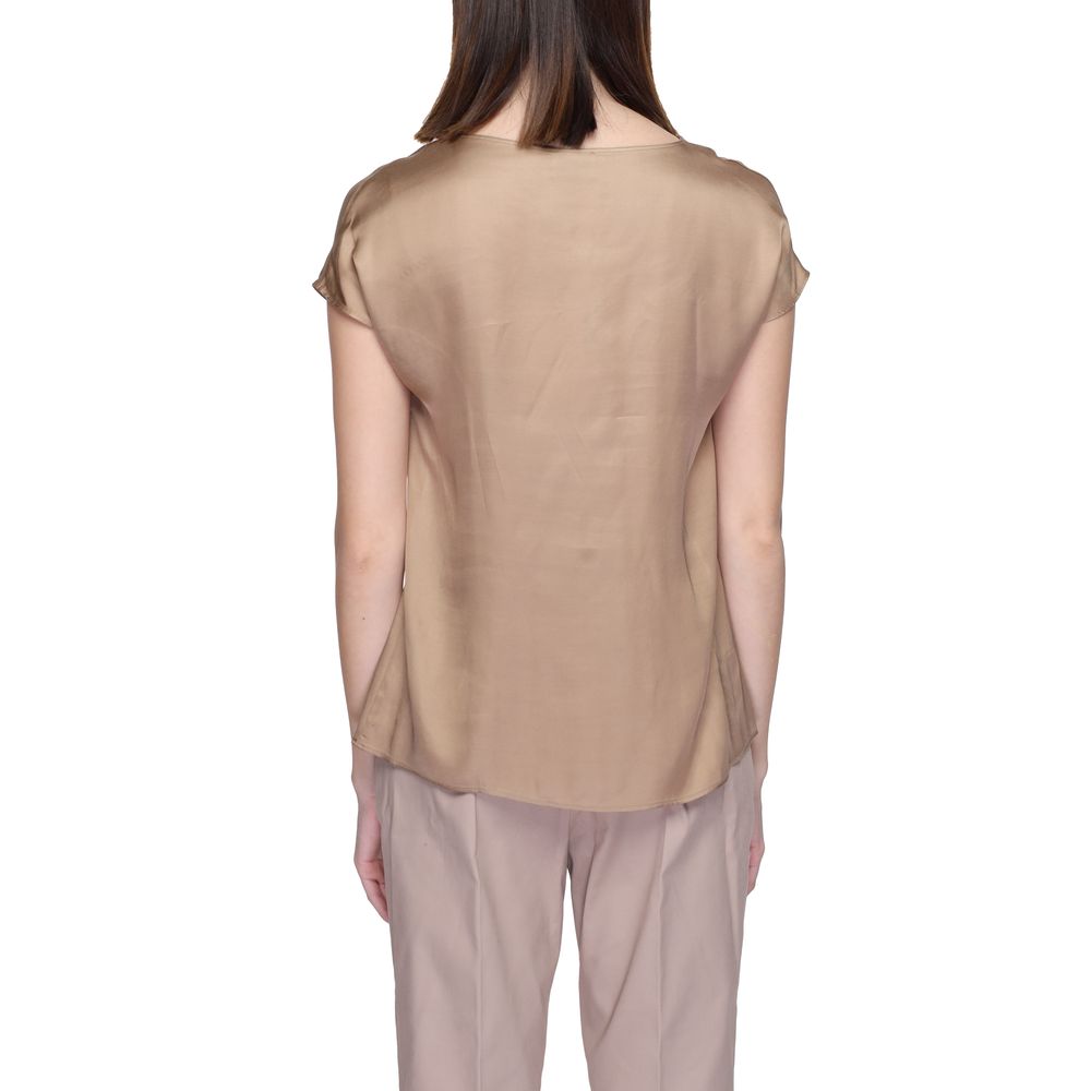 Beige Viscose Shirt