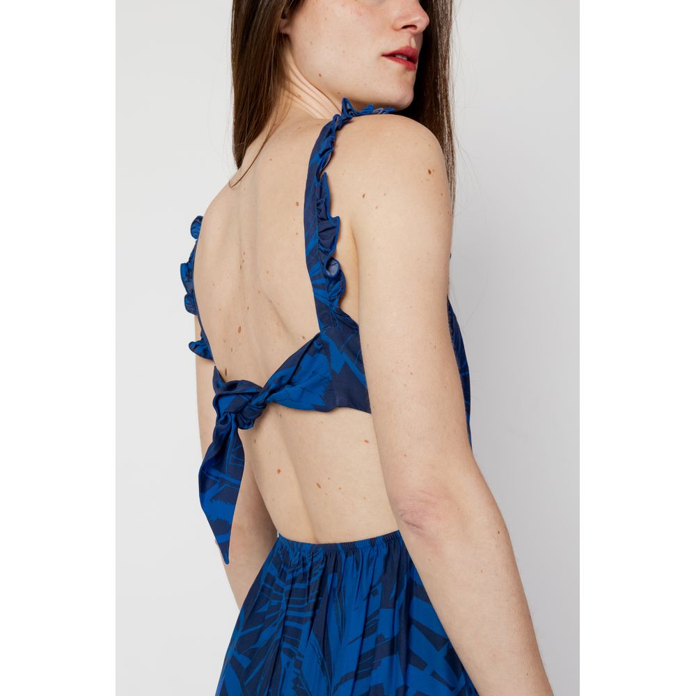 Blue Viscose Swimwear