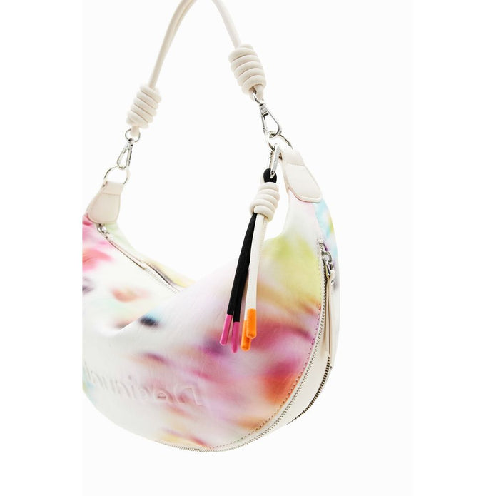 Cream Polyethylene Handbag