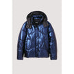 Blue Polyamide Jackets & Coat