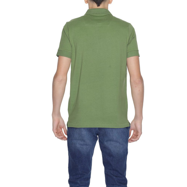 Green Cotton Polo Shirt