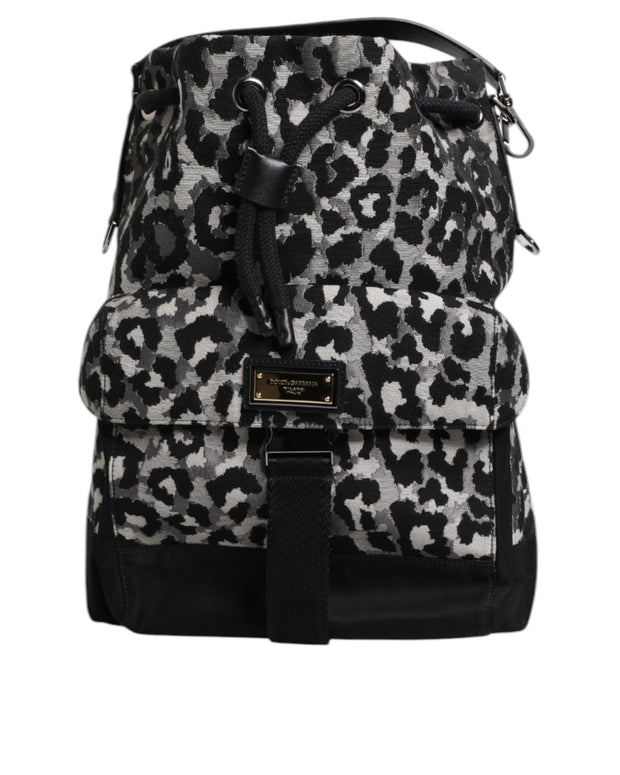 Multicolor Leopard Jacquard Hobo Crossbody Borse Bag