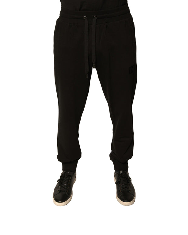 Black Cotton Jogger Men Sweatpants Pants