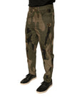 Multicolor Camouflage Cotton Pants