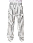 White Straight Formal Dress Pants