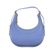 Light Blue Leather Women Handbag