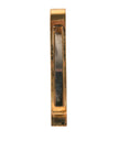 Gold Tone Brass Logo Branded Tie Clip Bar