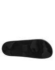 Black Divers Leather Flats Slides Sandals Beachwear Shoes