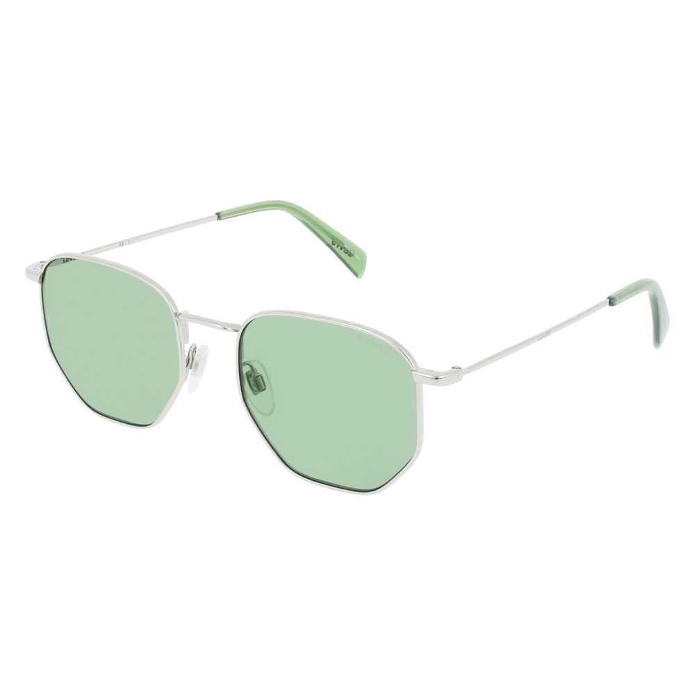 Green Metal Sunglasses