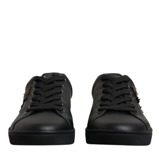 Black London Sacred Heart Sneakers Shoes