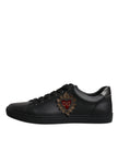 Black London Sacred Heart Sneakers Shoes