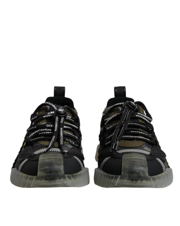 Black Green Camo NS1 Low Top Sneakers Shoes
