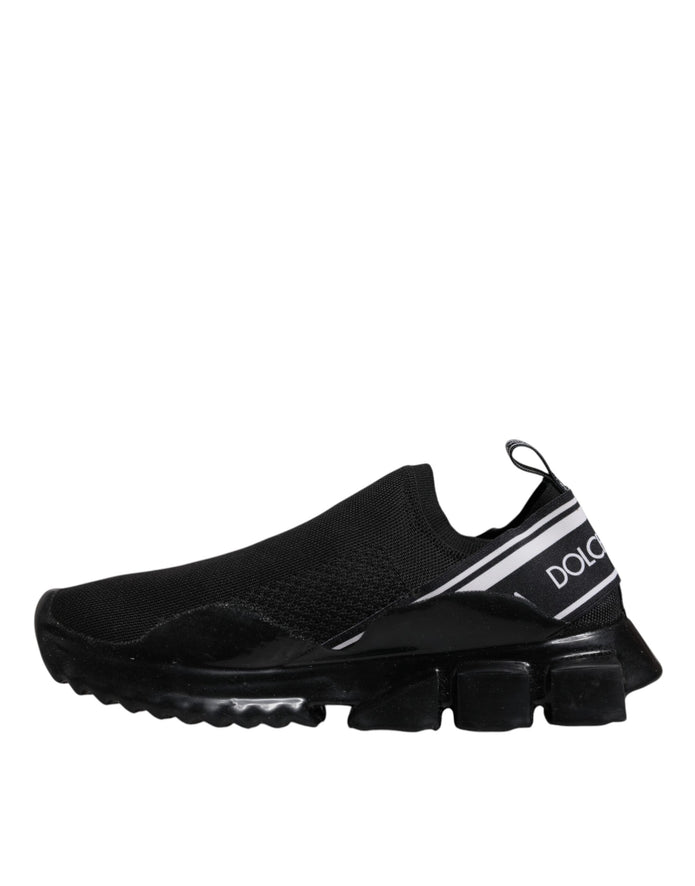 Black Sorrento Slip On Low Top Sneakers Shoes