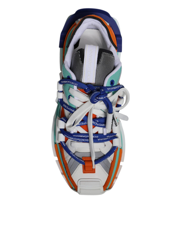 Multicolor Panelled Space Men Sneakers Shoes