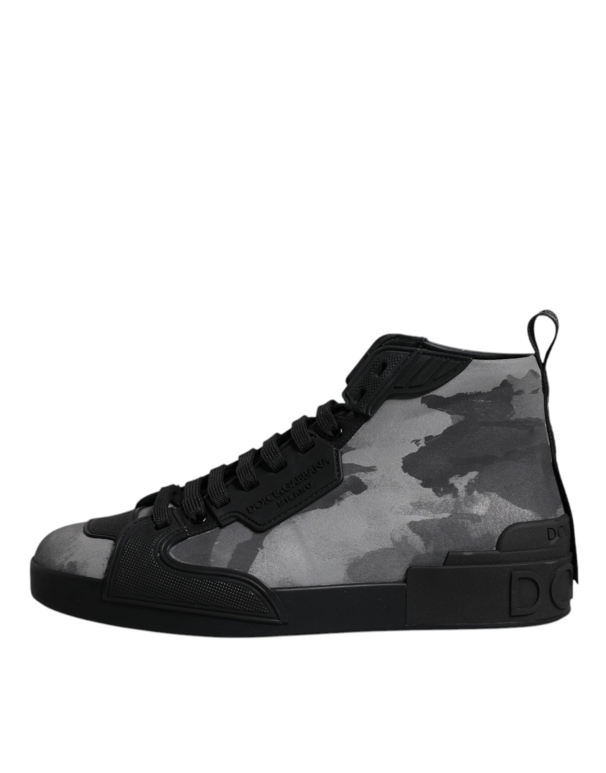 Multicolor Camouflage High Top Sneakers Shoes