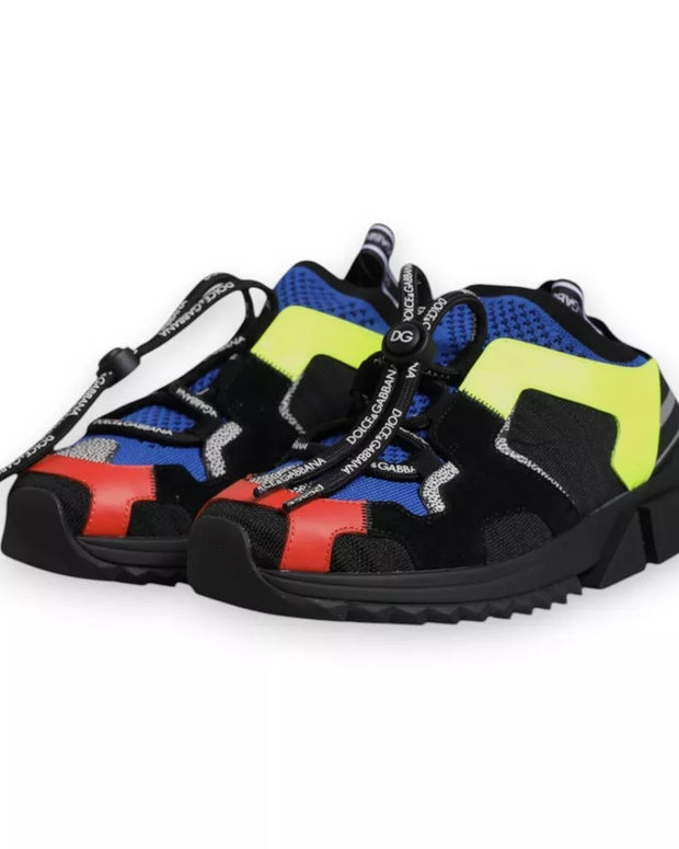 Multicolor Mesh Sorrento Trekking Sneakers Shoes