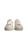 White Miami Leather Low Top Sneakers Shoes