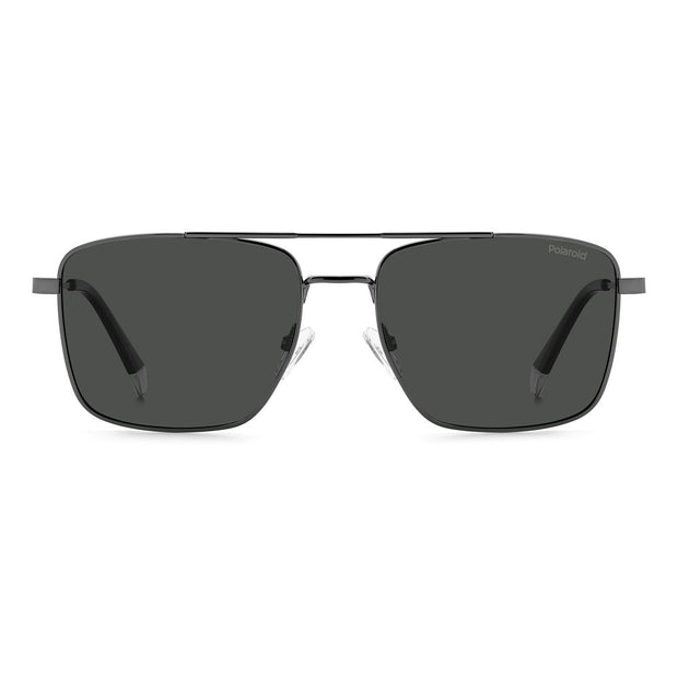 Gray Metal Sunglasses