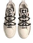 White Leather Portofino Low Top Sneakers Shoes