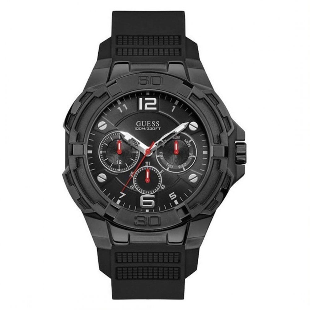 Black Silicone Watch