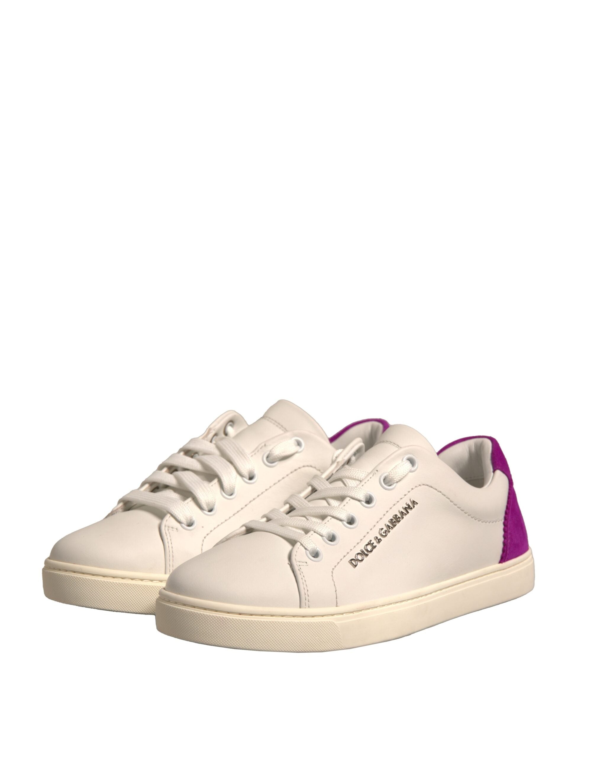 White Suede Leather Low Top Sneakers Shoes