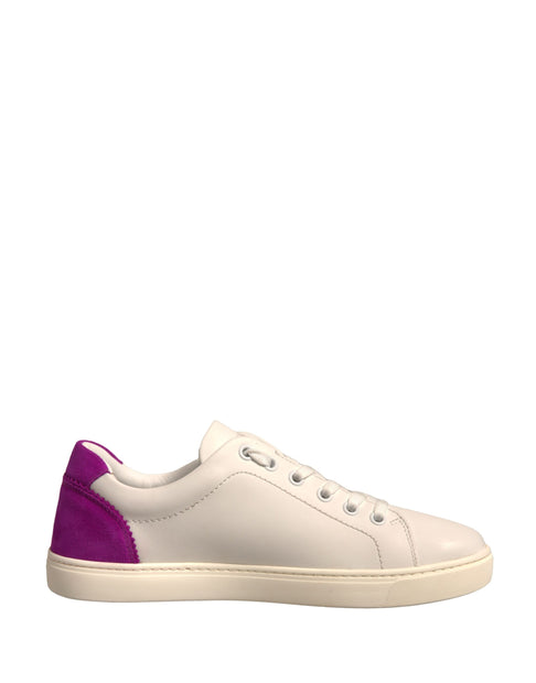 White Suede Leather Low Top Sneakers Shoes