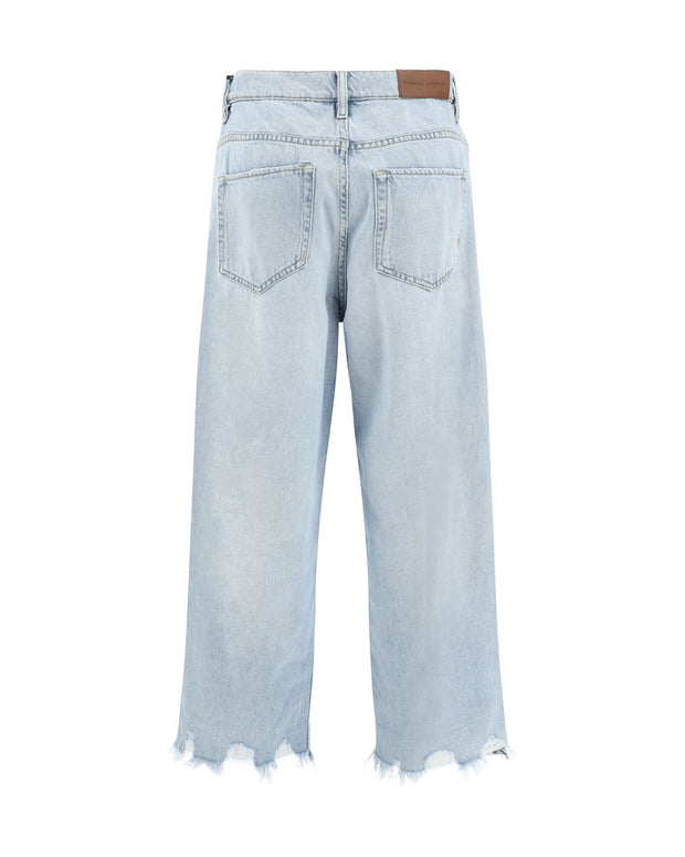 Ripped hem Jeans